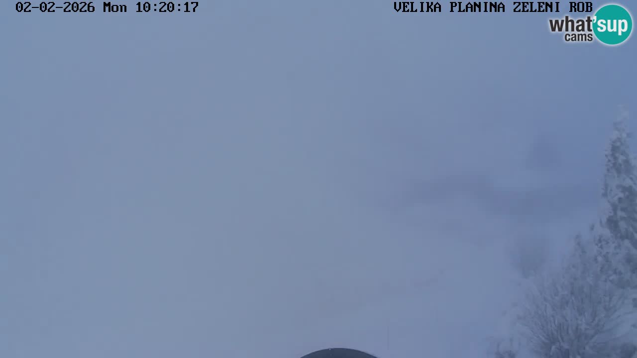 Zeleni Rob | Webcam live Velika Planina
