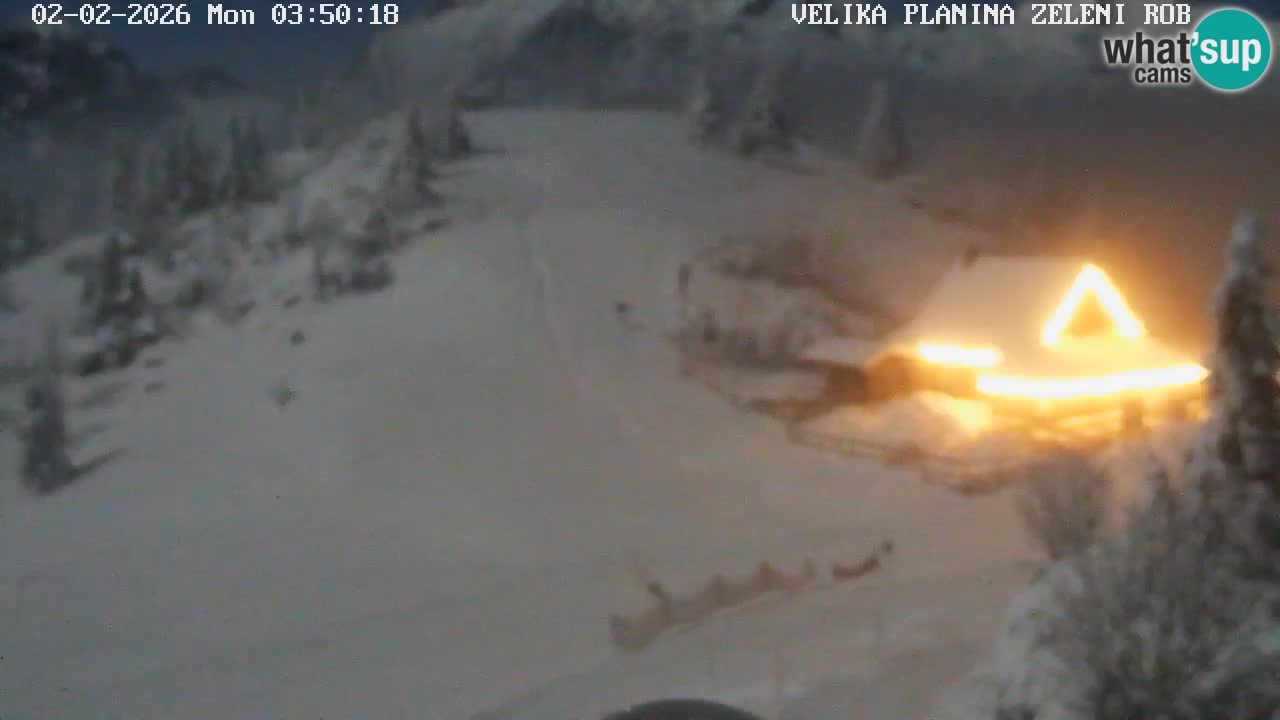 Zeleni Rob | Webcam live Velika Planina