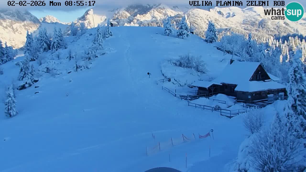 Zeleni Rob – Webcam live | Velika Planina