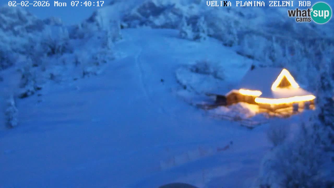 Zeleni Rob | Webcam live Velika Planina