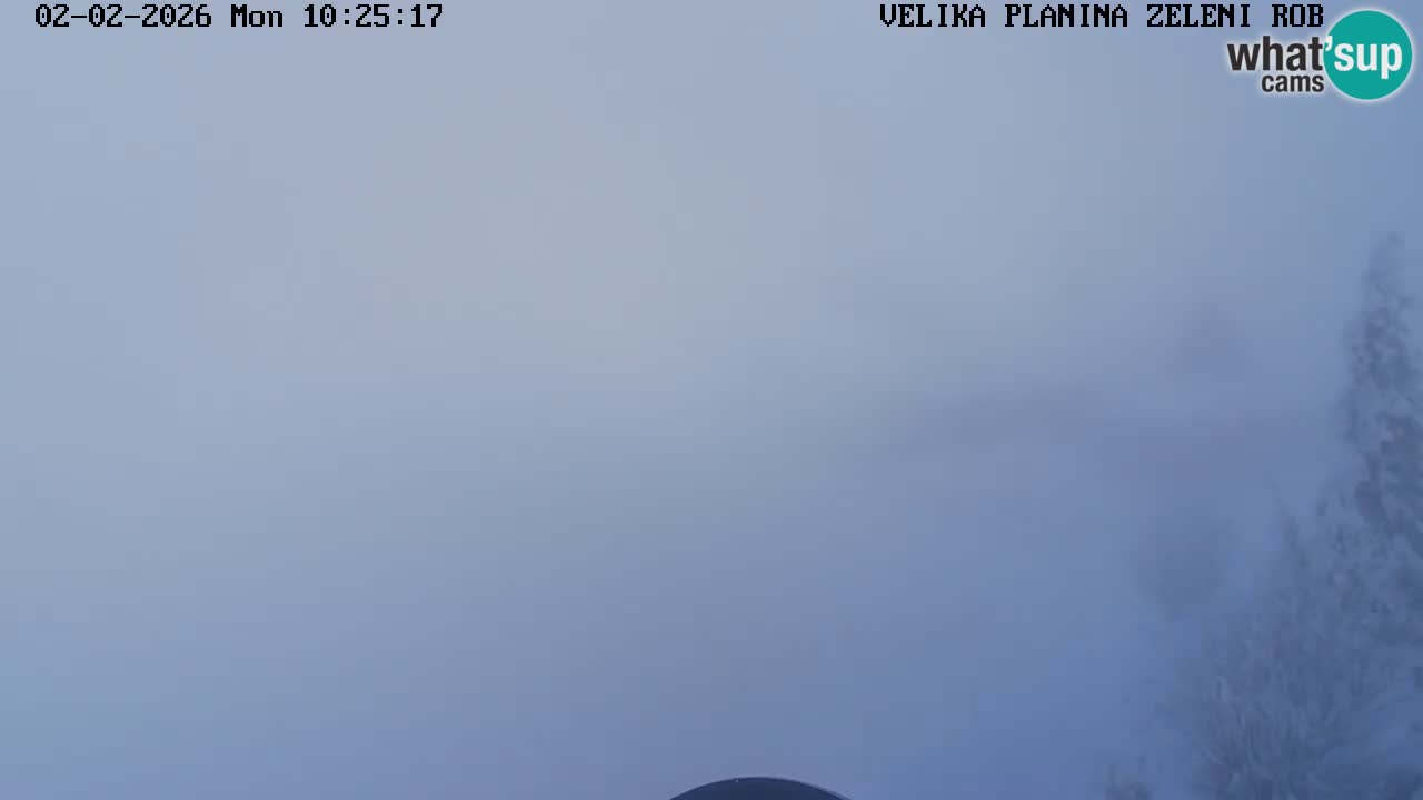 Zeleni Rob | Webcam en vivo Velika Planina