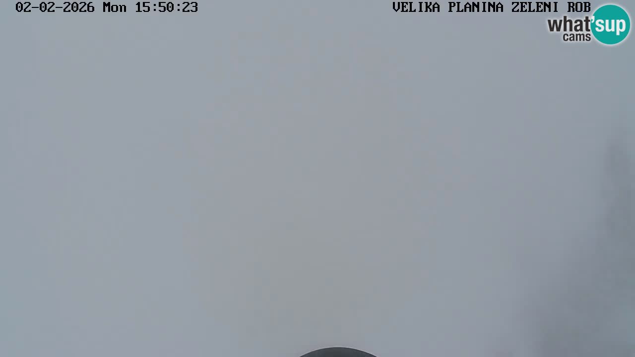 Zeleni Rob – kamera v živo | Velika Planina