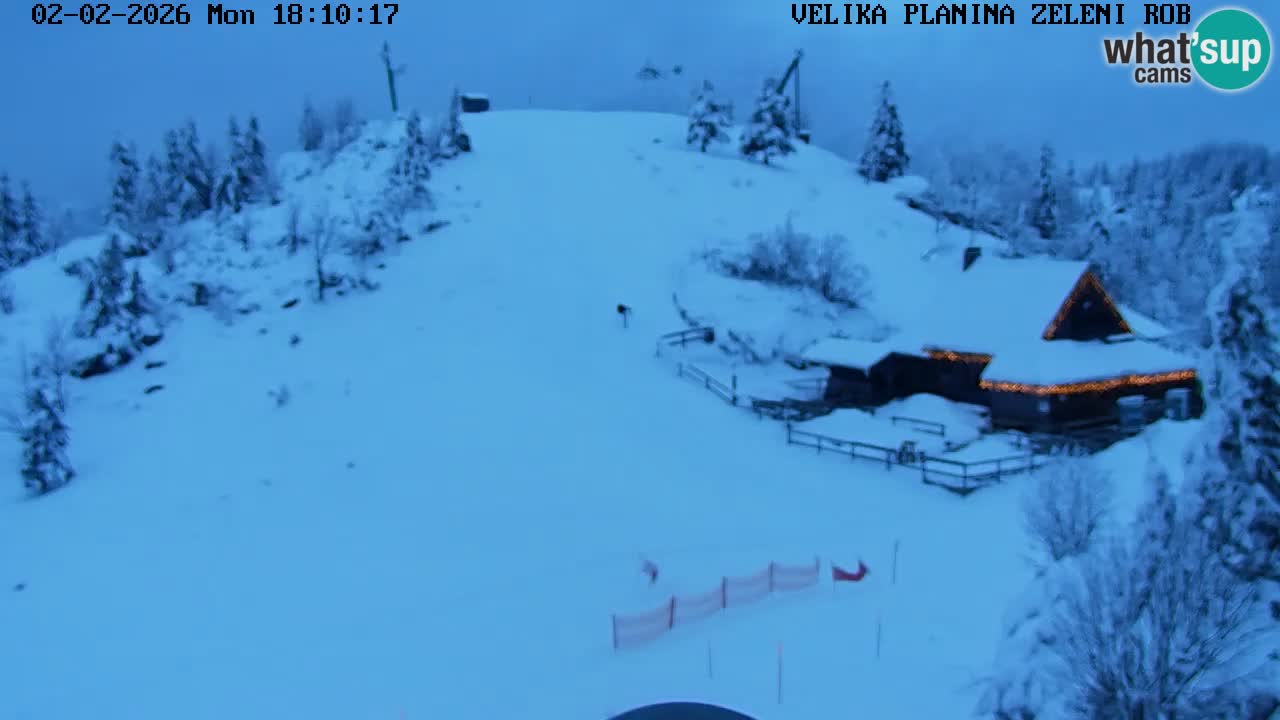 Zeleni Rob – Webcam live | Velika Planina