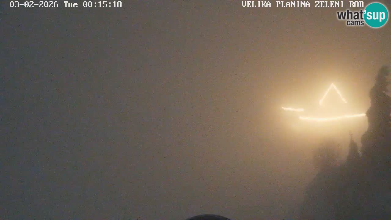 Zeleni Rob | Webcam en vivo Velika Planina