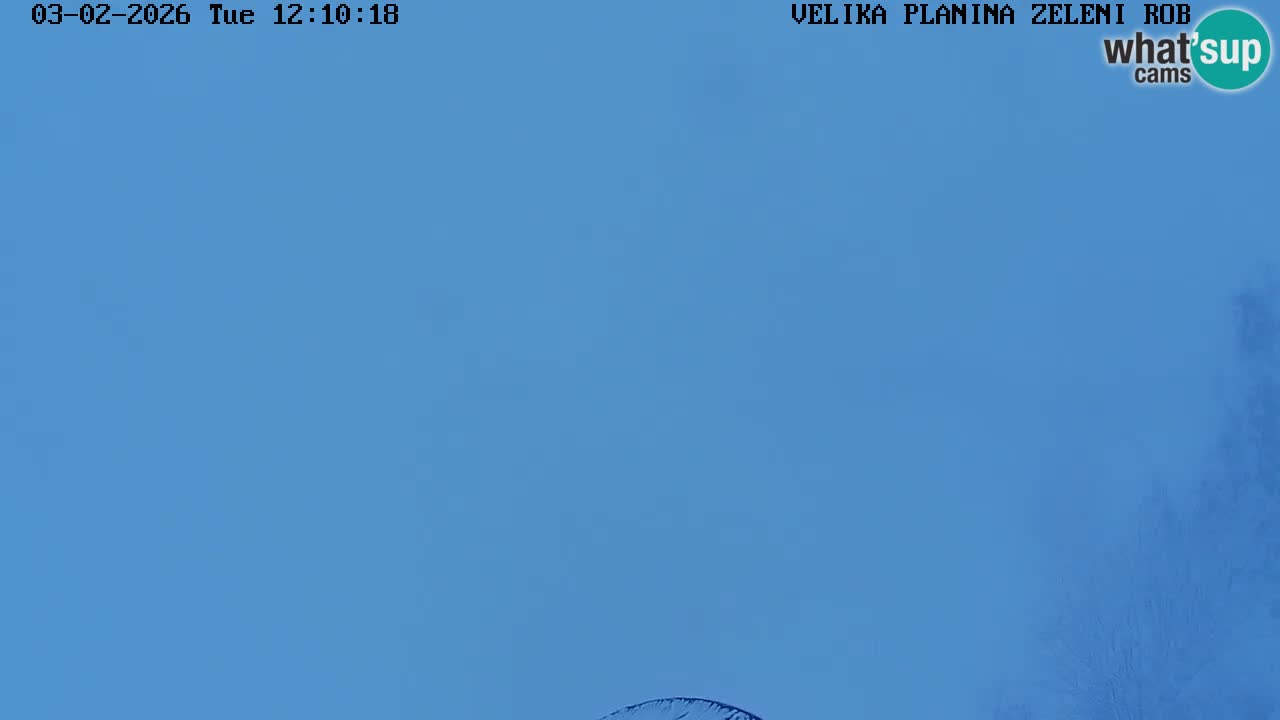 Zeleni Rob – Webcam live | Velika Planina