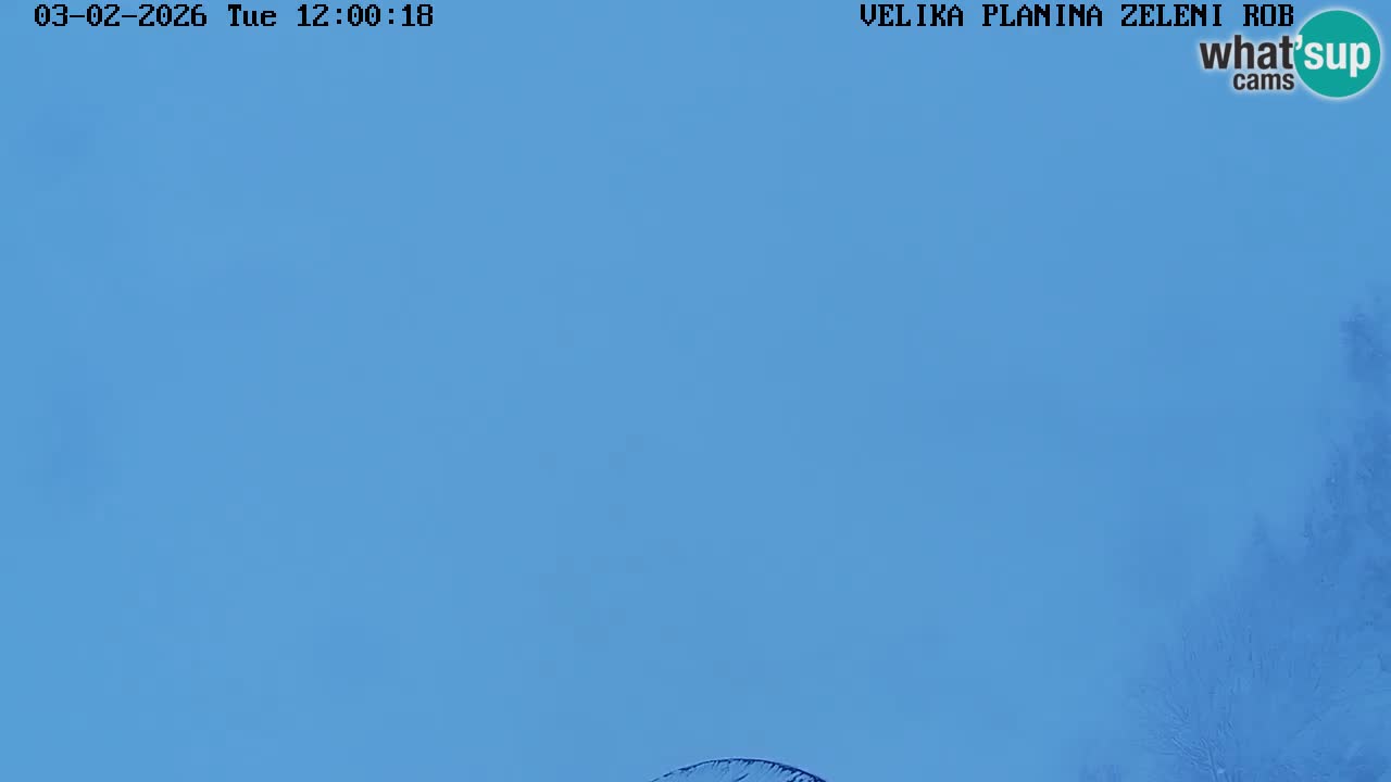 Zeleni Rob – Webcam live | Velika Planina