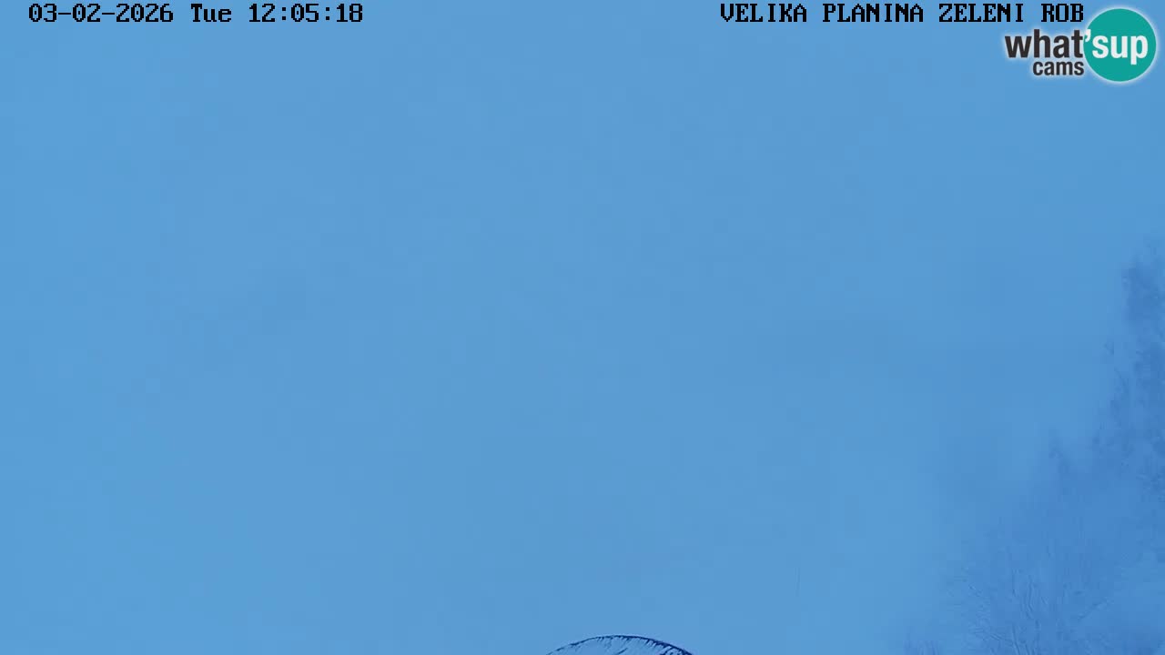 Zeleni Rob – Webcam live | Velika Planina