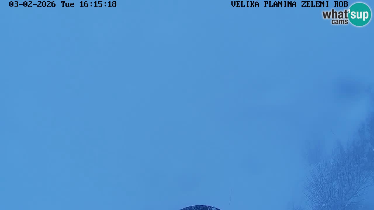 Zeleni Rob | Webcam en vivo Velika Planina