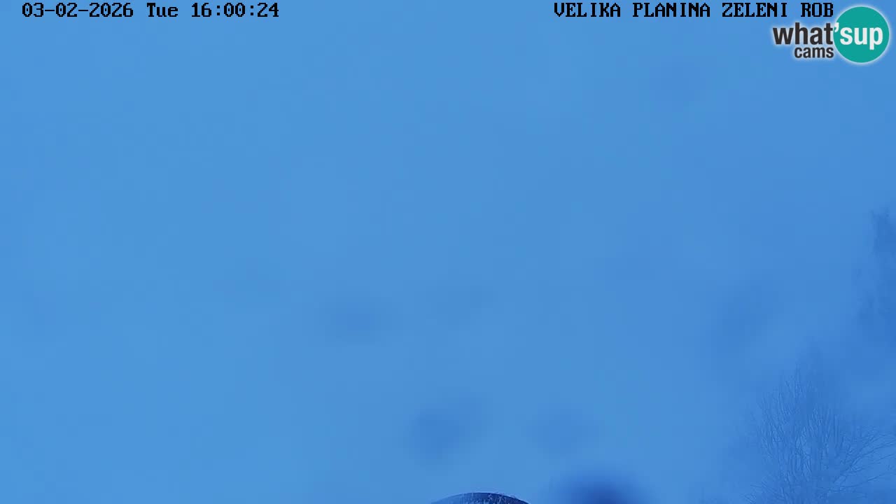 Zeleni Rob | Web kamera Velika Planina