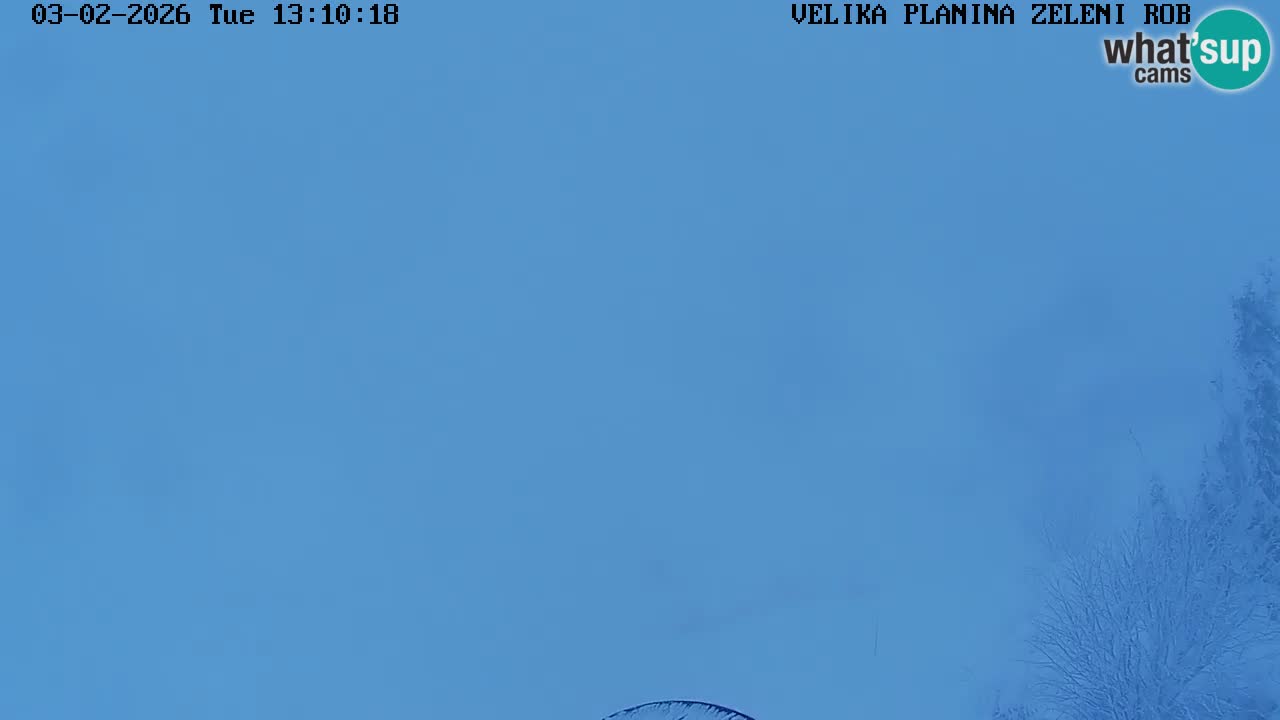 Zeleni Rob – Webcam live | Velika Planina