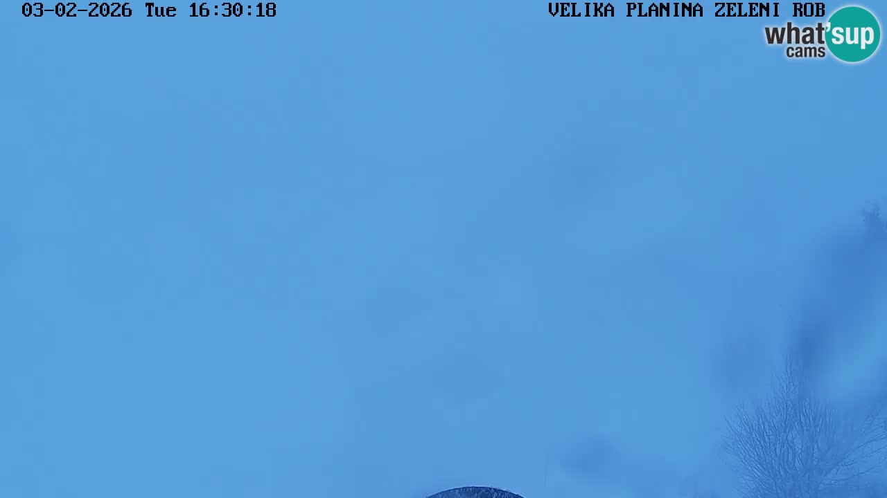Zeleni Rob – Webcam live | Velika Planina