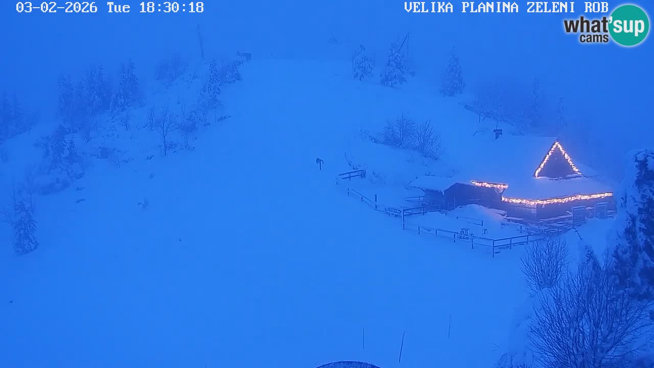 Zeleni Rob – Webcam live | Velika Planina