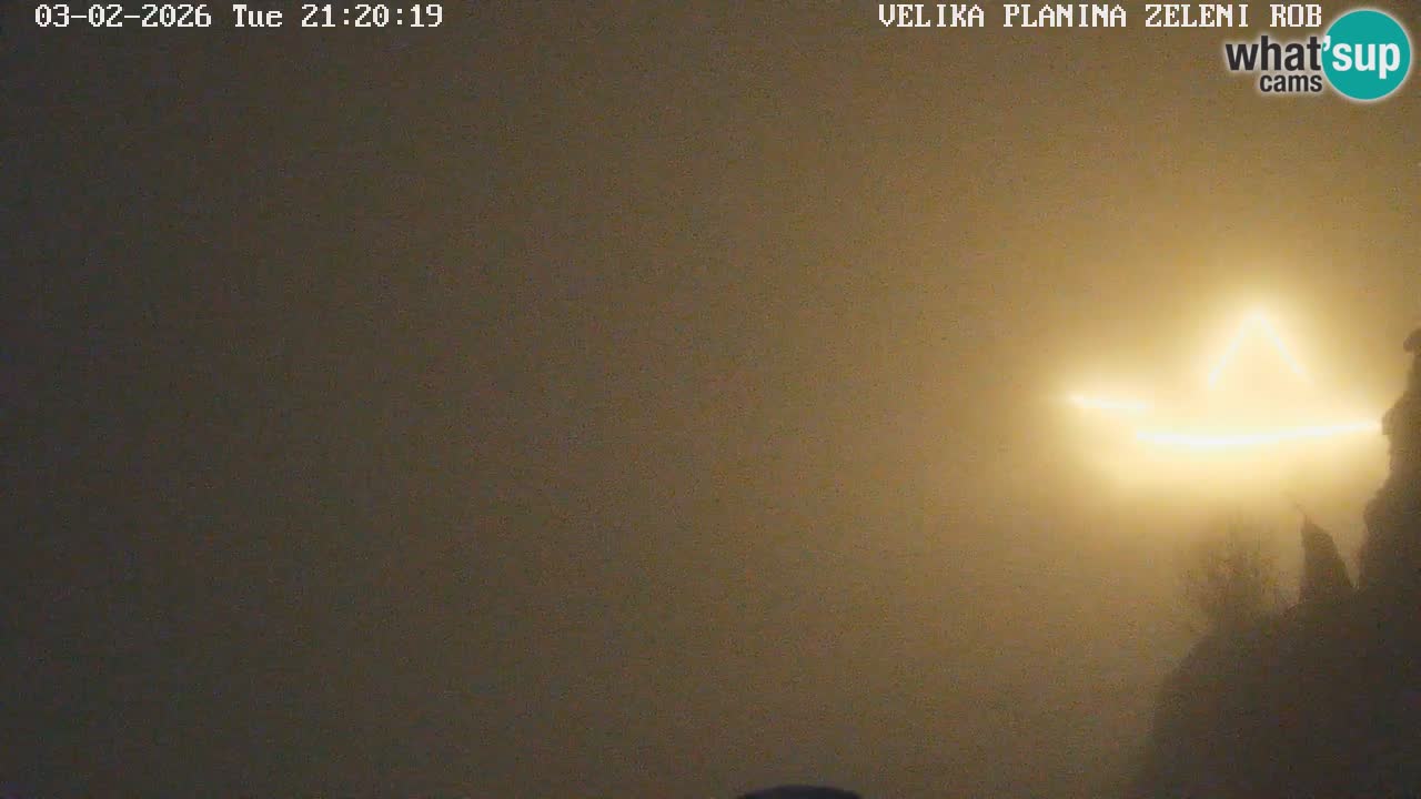Zeleni Rob | Webcam en vivo Velika Planina