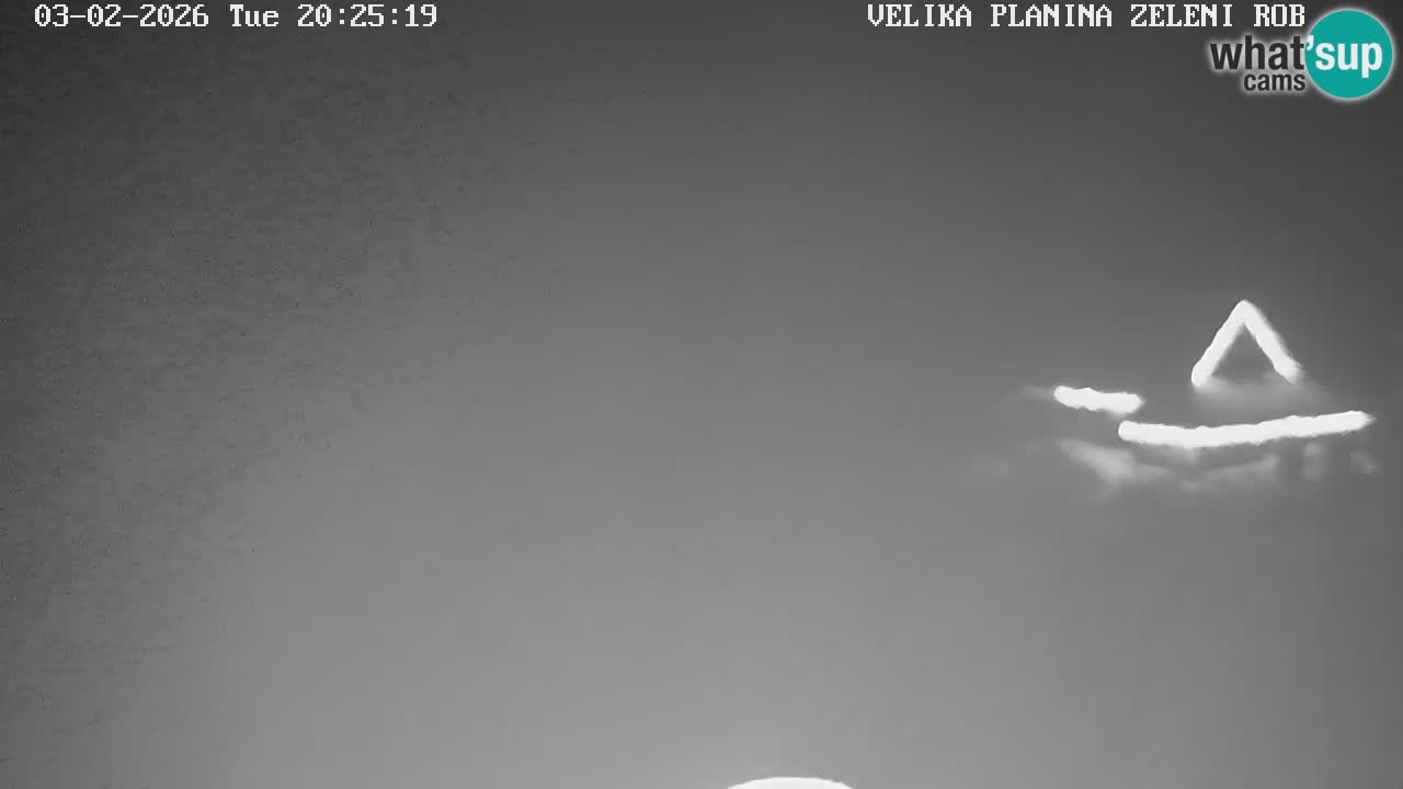 Zeleni Rob – kamera v živo | Velika Planina