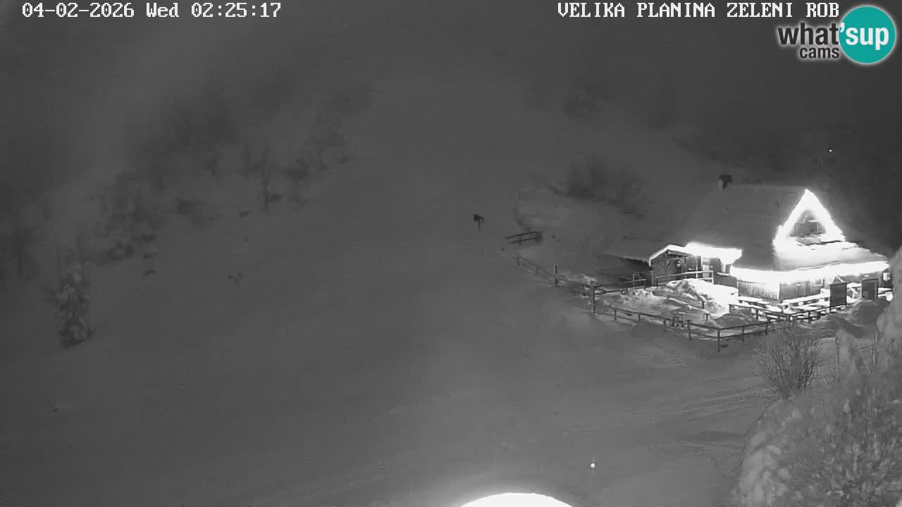 Zeleni Rob | Web kamera Velika Planina
