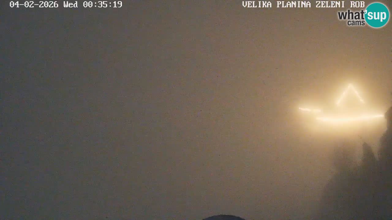 Zeleni Rob | Webcam en vivo Velika Planina