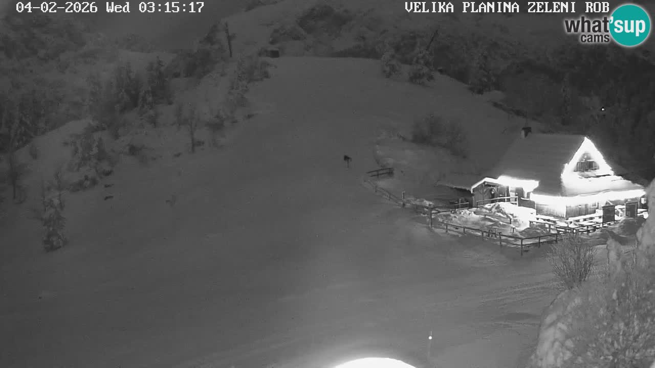 Zeleni Rob | Webcam live Velika Planina