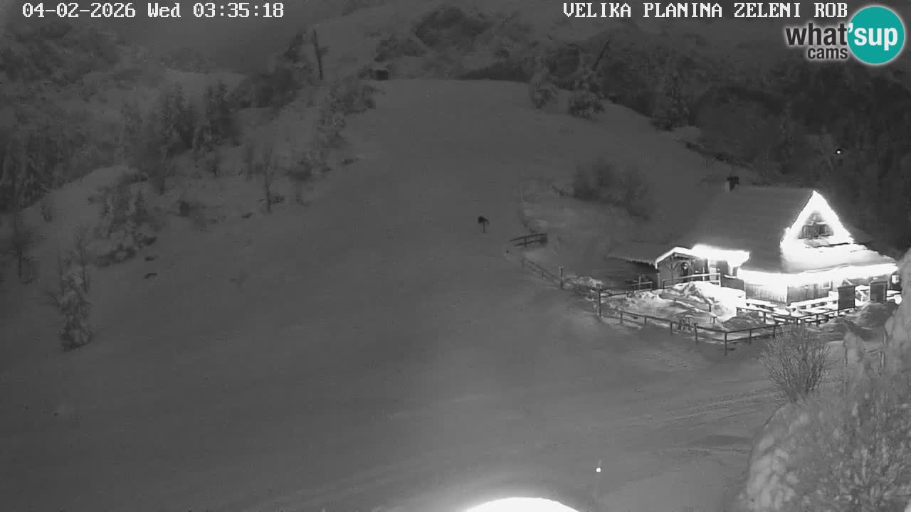 Zeleni Rob | Web kamera Velika Planina