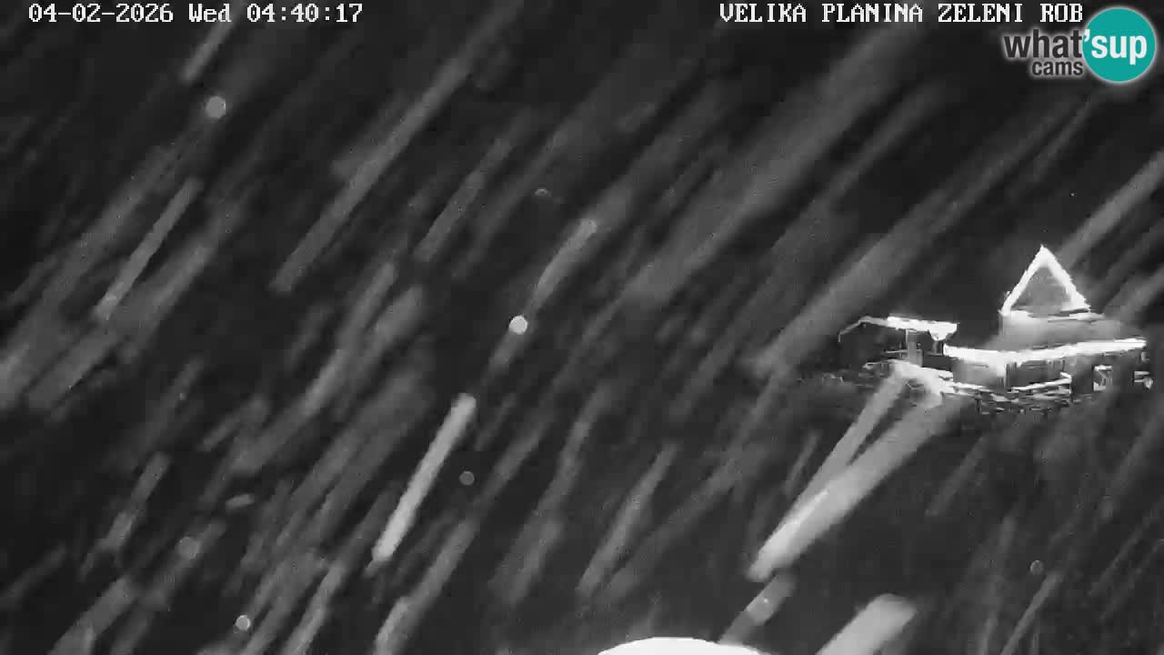 Zeleni Rob | Webcam en vivo Velika Planina