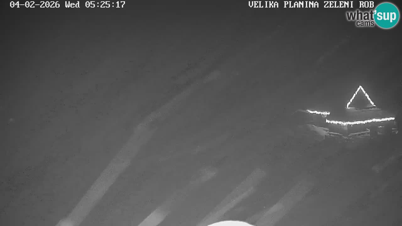 Zeleni Rob – kamera v živo | Velika Planina