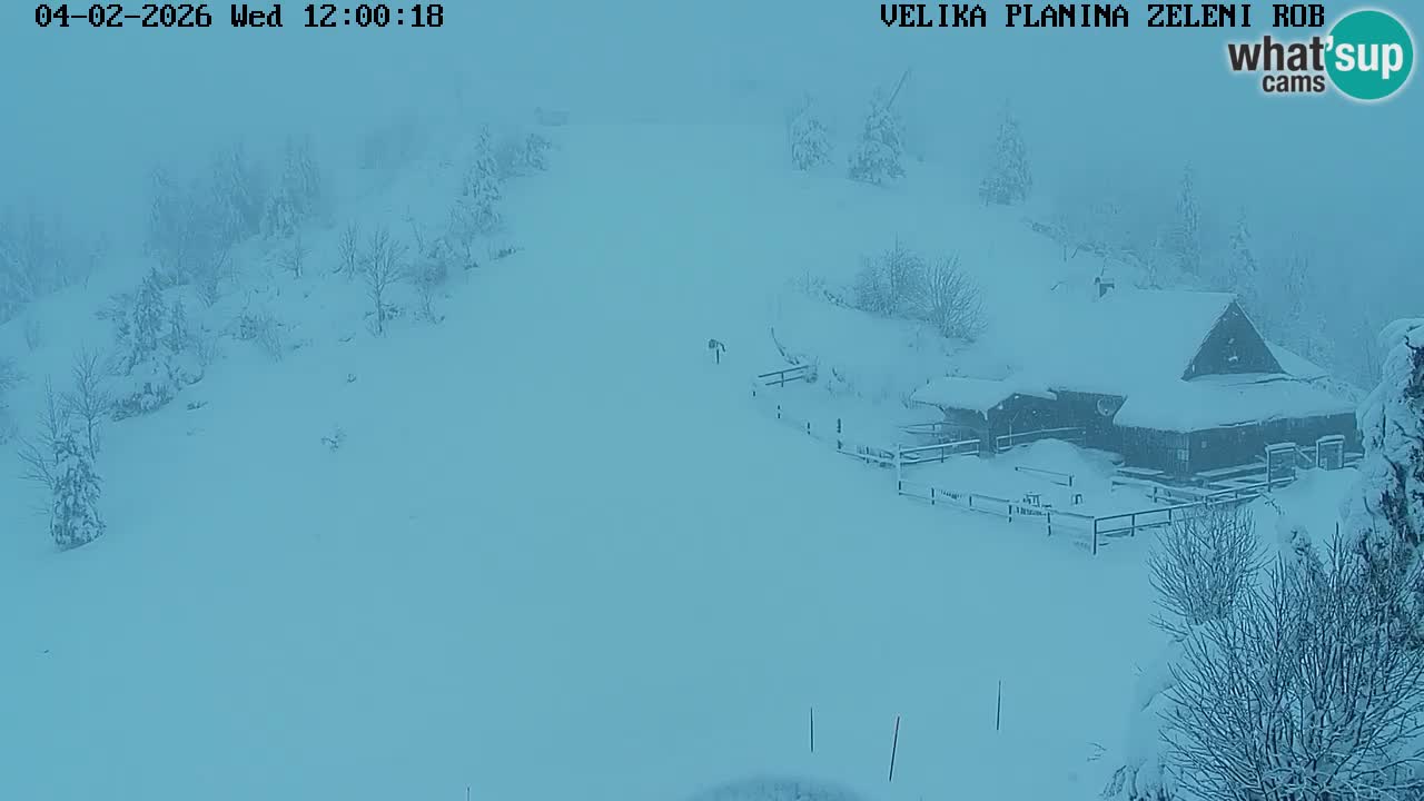 Zeleni Rob – Webcam live | Velika Planina