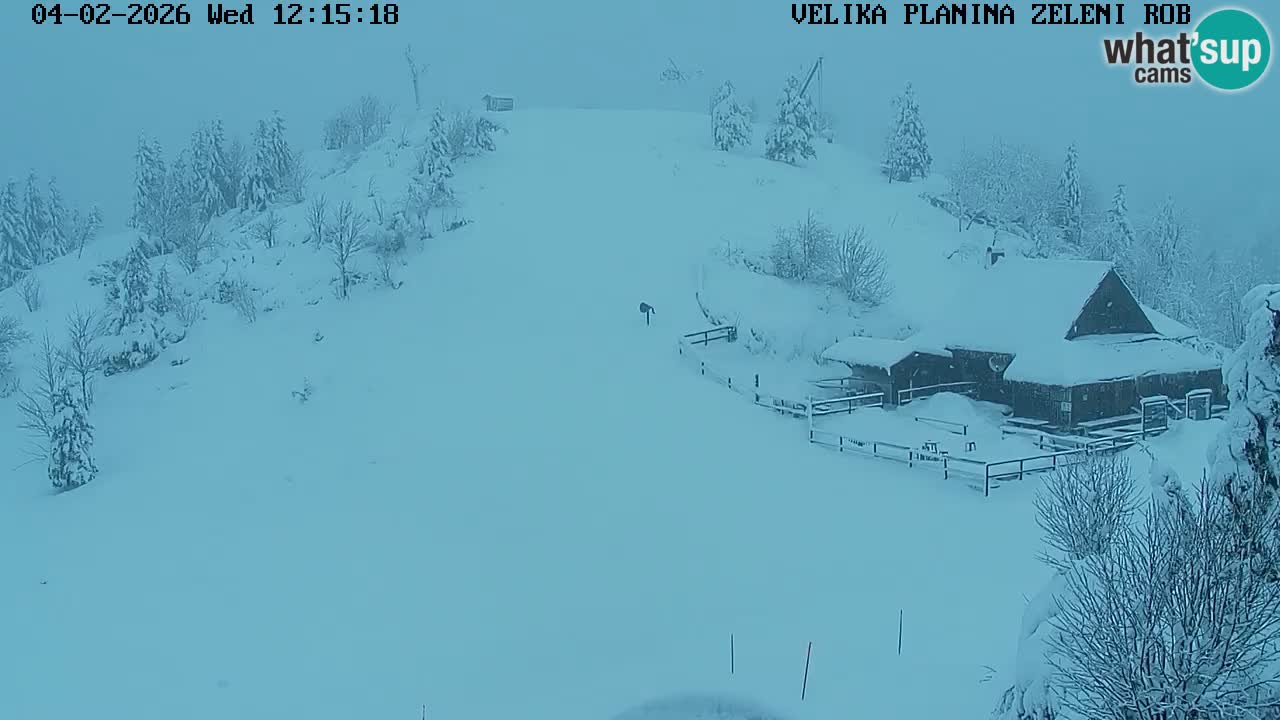 Zeleni Rob – Webcam live | Velika Planina