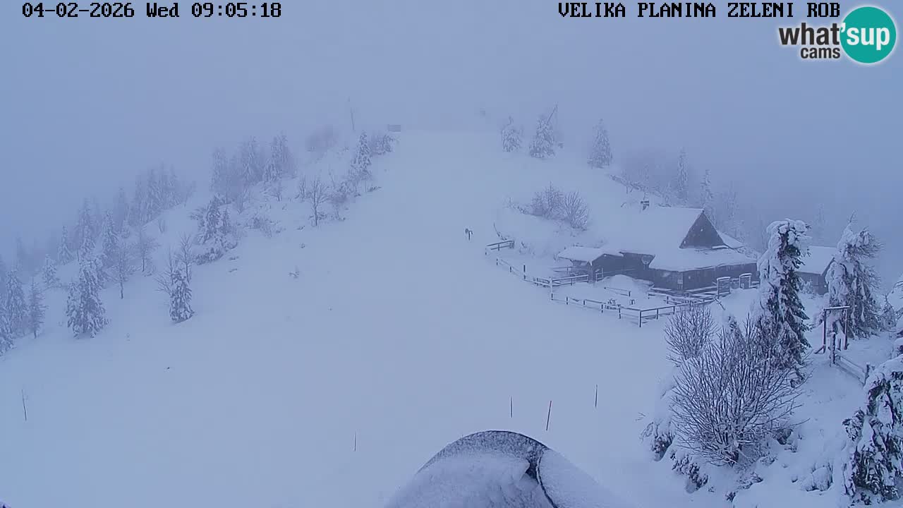 Zeleni Rob – Webcam live | Velika Planina