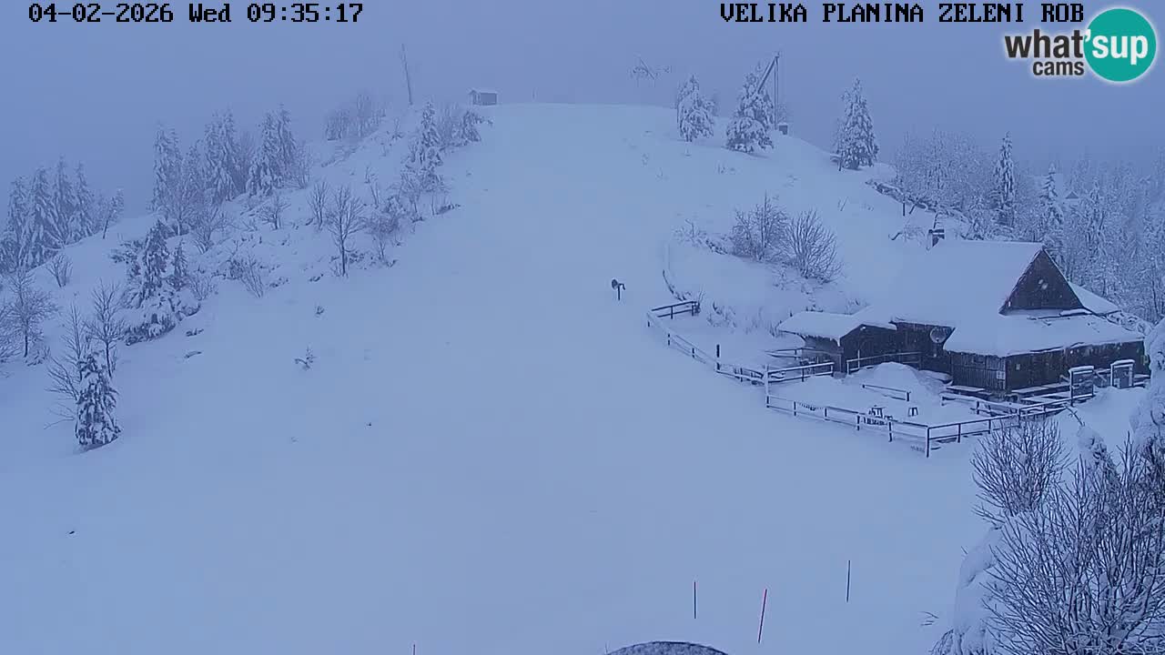 Zeleni Rob | Webcam live Velika Planina