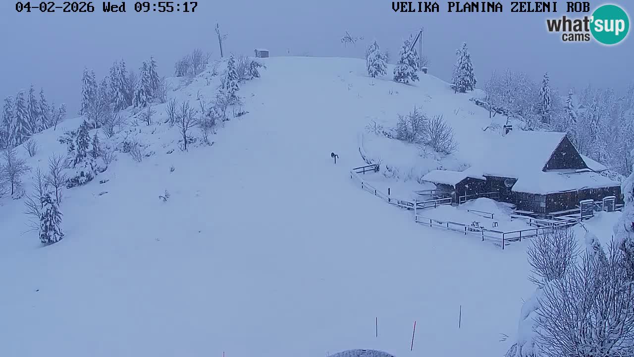 Zeleni Rob – Webcam live | Velika Planina