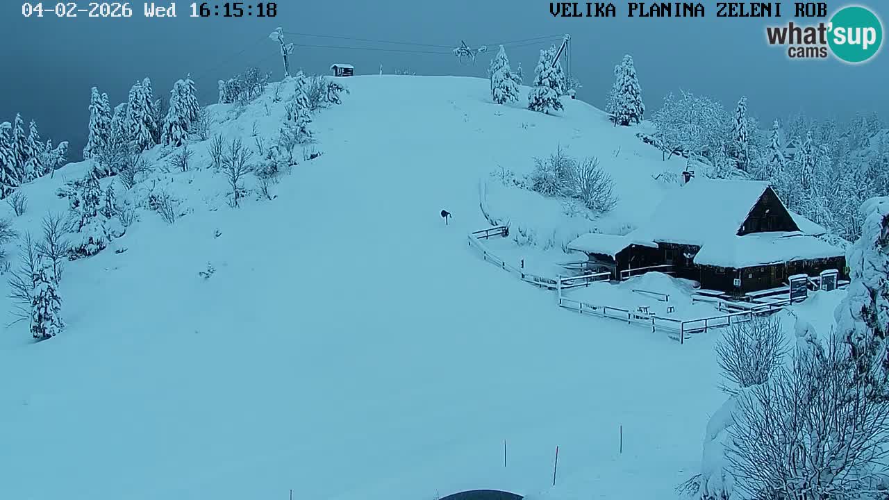 Zeleni Rob | Webcam live Velika Planina
