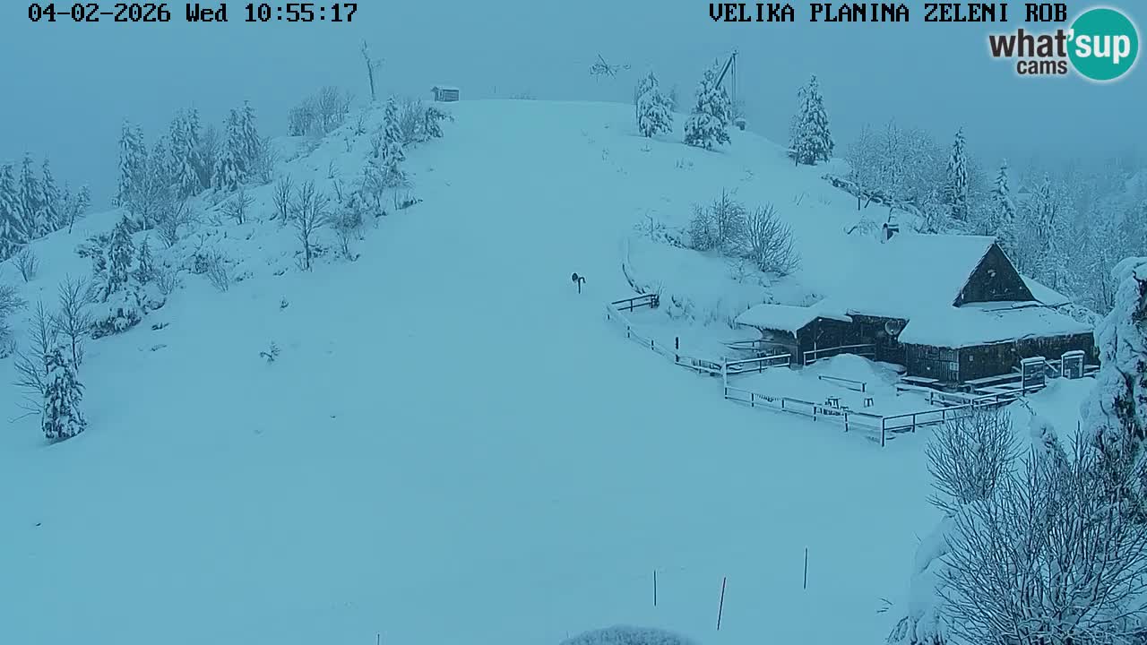 Zeleni Rob – Webcam live | Velika Planina