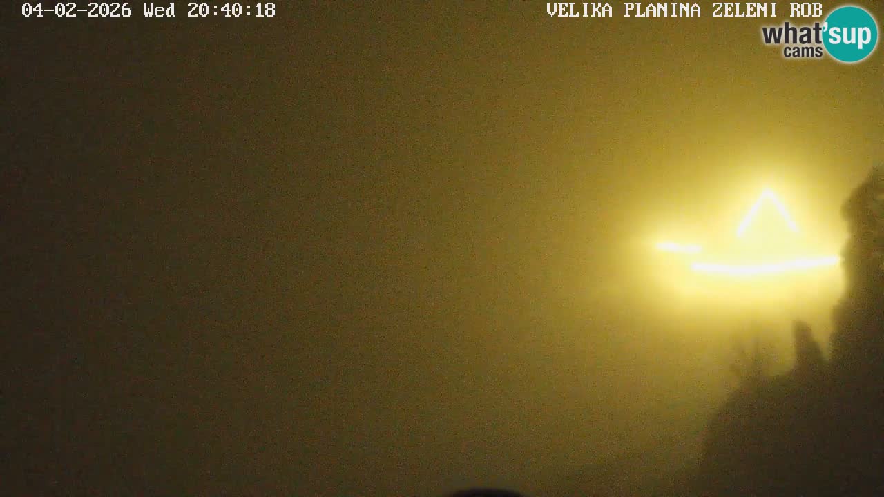 Zeleni Rob – kamera v živo | Velika Planina