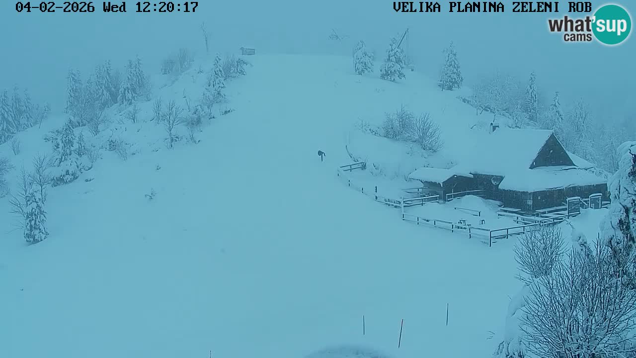 Zeleni Rob – Webcam live | Velika Planina