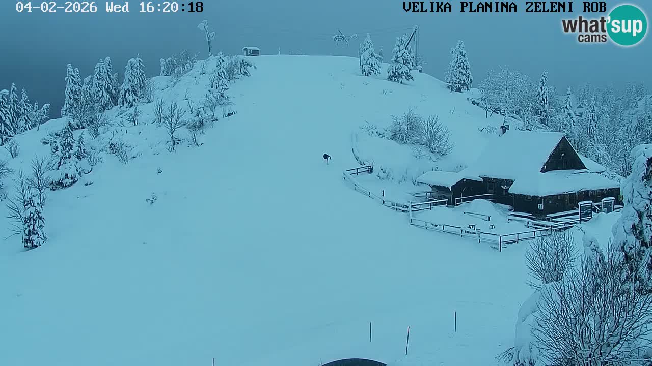 Zeleni Rob – Webcam live | Velika Planina