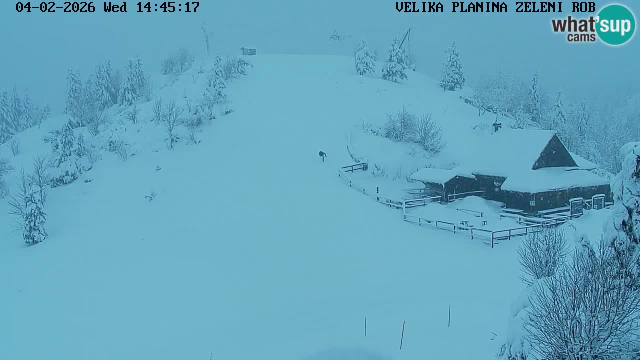 Zeleni Rob – Webcam live | Velika Planina