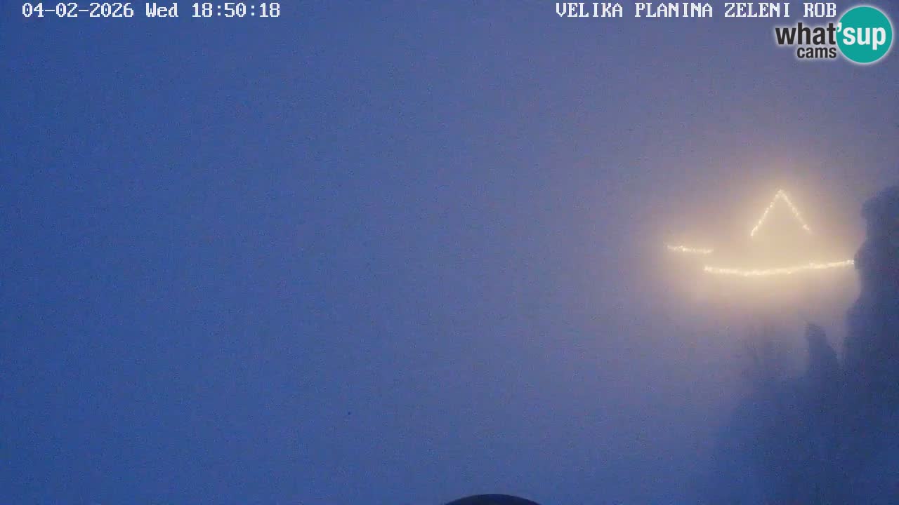 Zeleni Rob – kamera v živo | Velika Planina