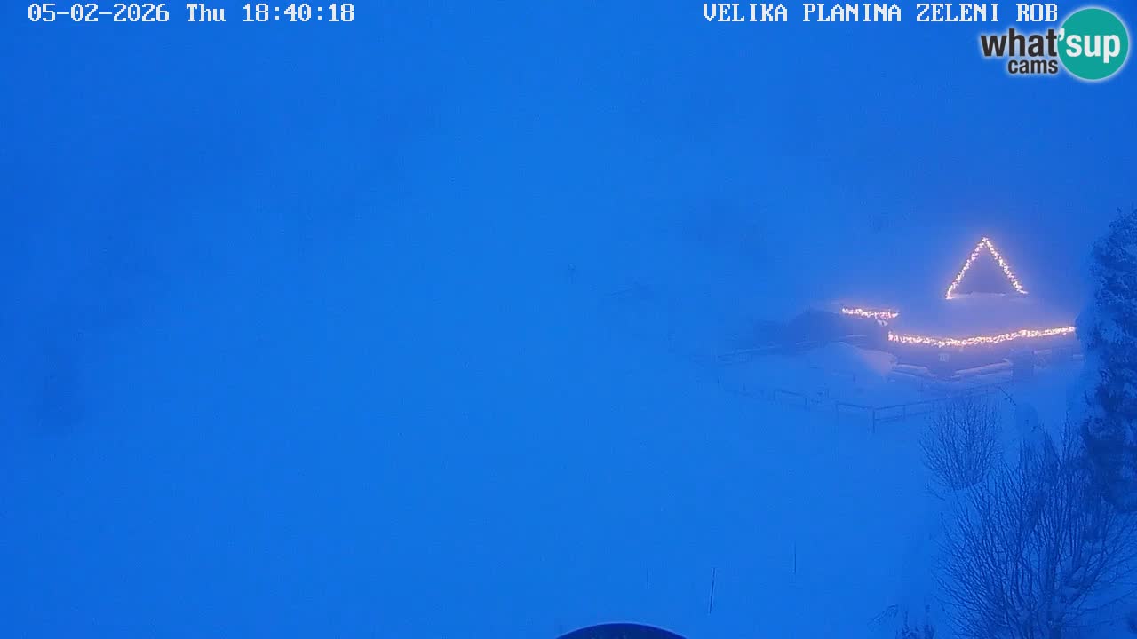 Zeleni Rob | Webcam en vivo Velika Planina