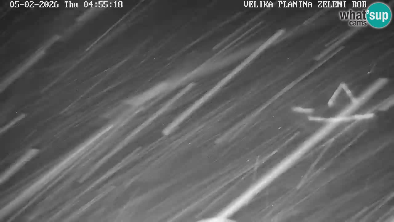 Zeleni Rob | Webcam en vivo Velika Planina