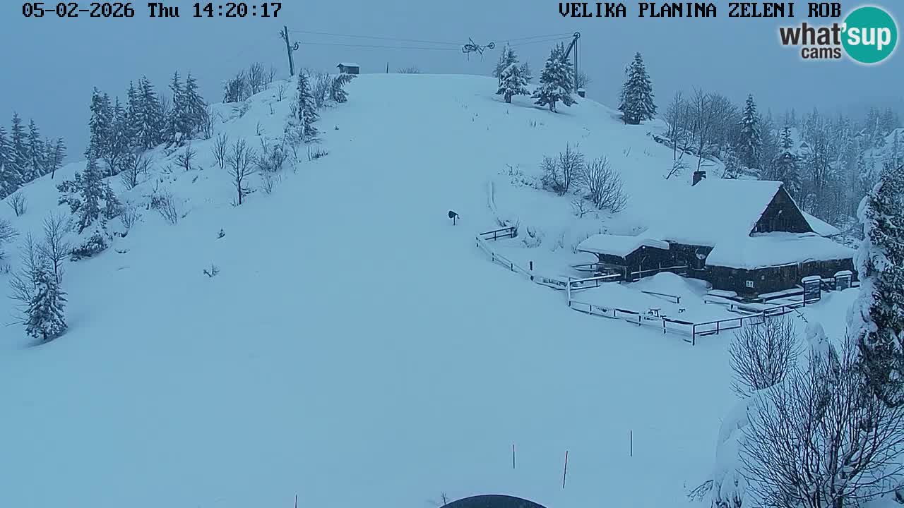Zeleni Rob – Webcam live | Velika Planina