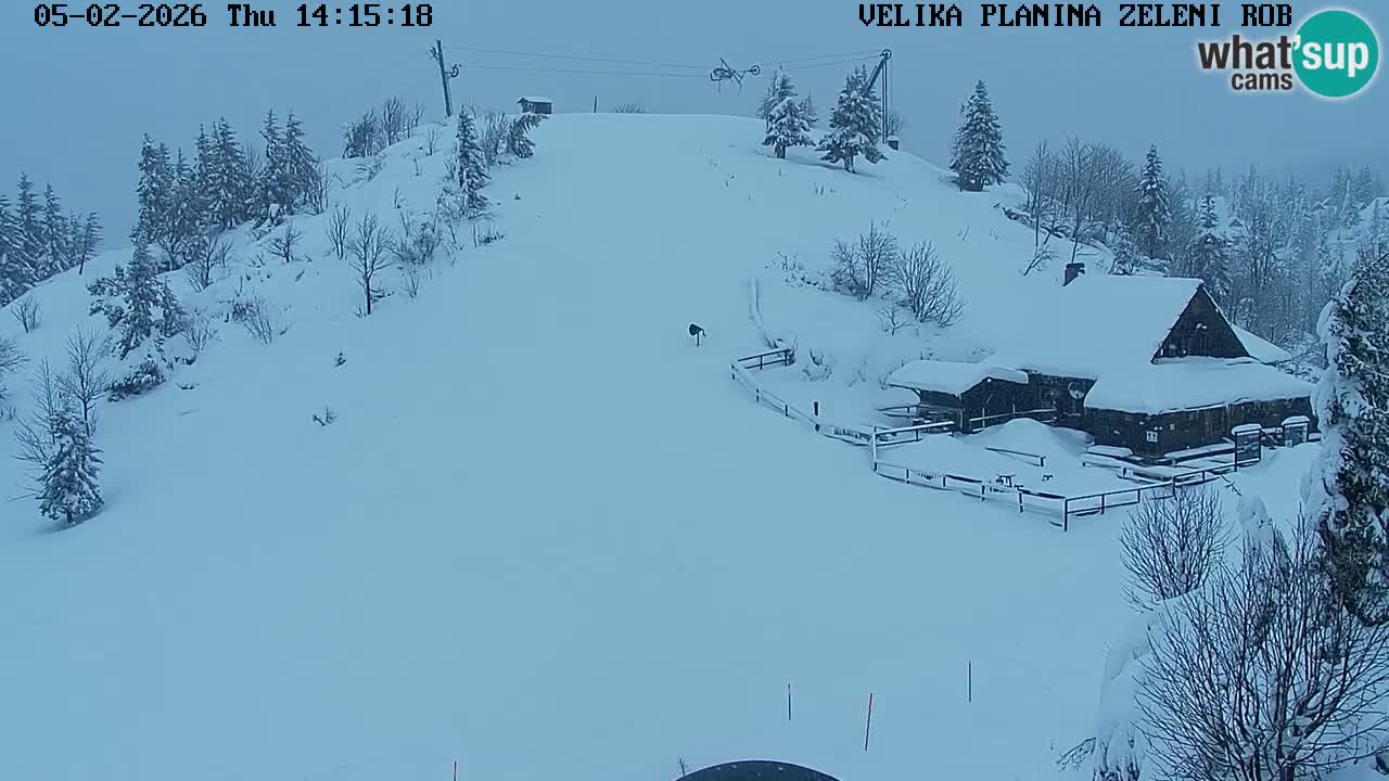 Zeleni Rob | Webcam live Velika Planina