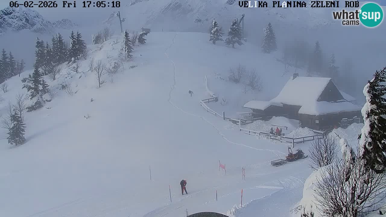 Zeleni Rob – Webcam live | Velika Planina