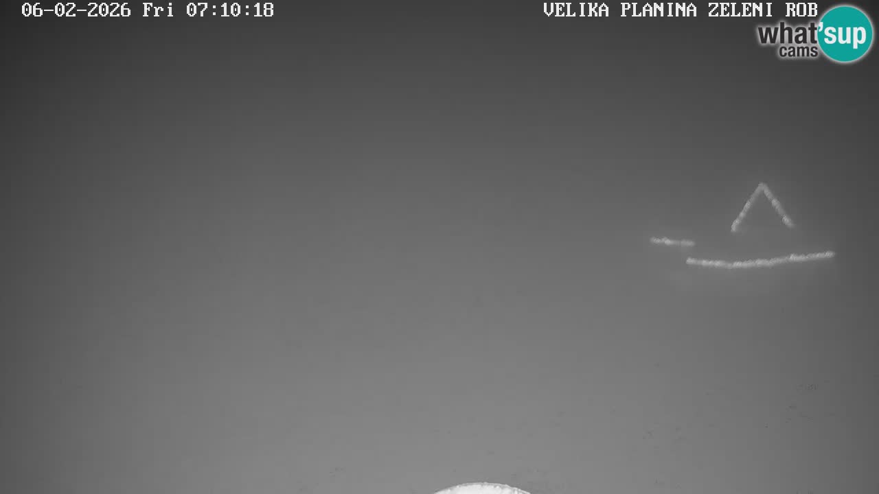 Zeleni Rob | Webcam en vivo Velika Planina