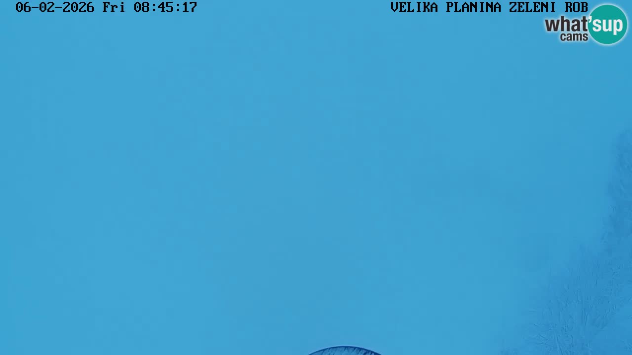Zeleni Rob | Web kamera Velika Planina