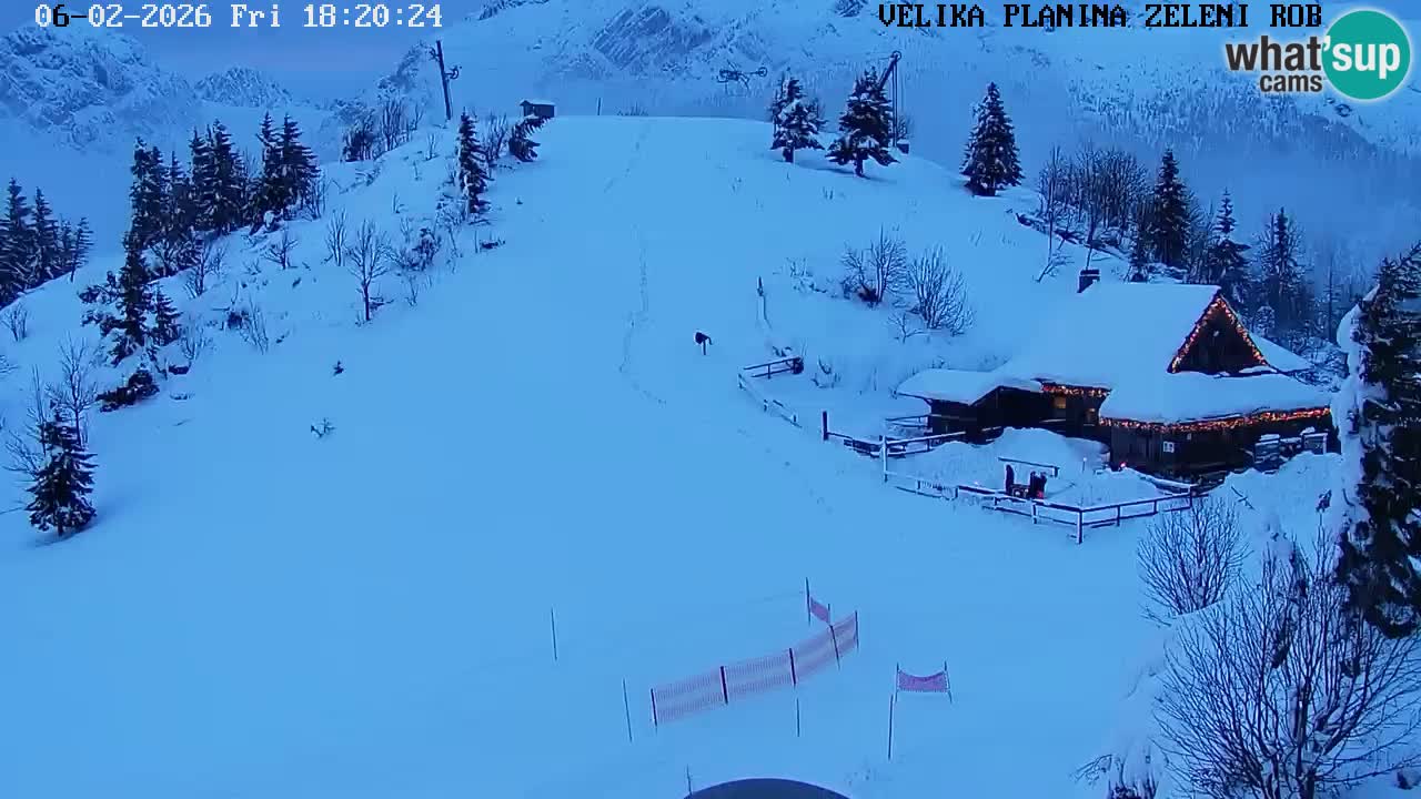 Zeleni Rob | Web kamera Velika Planina