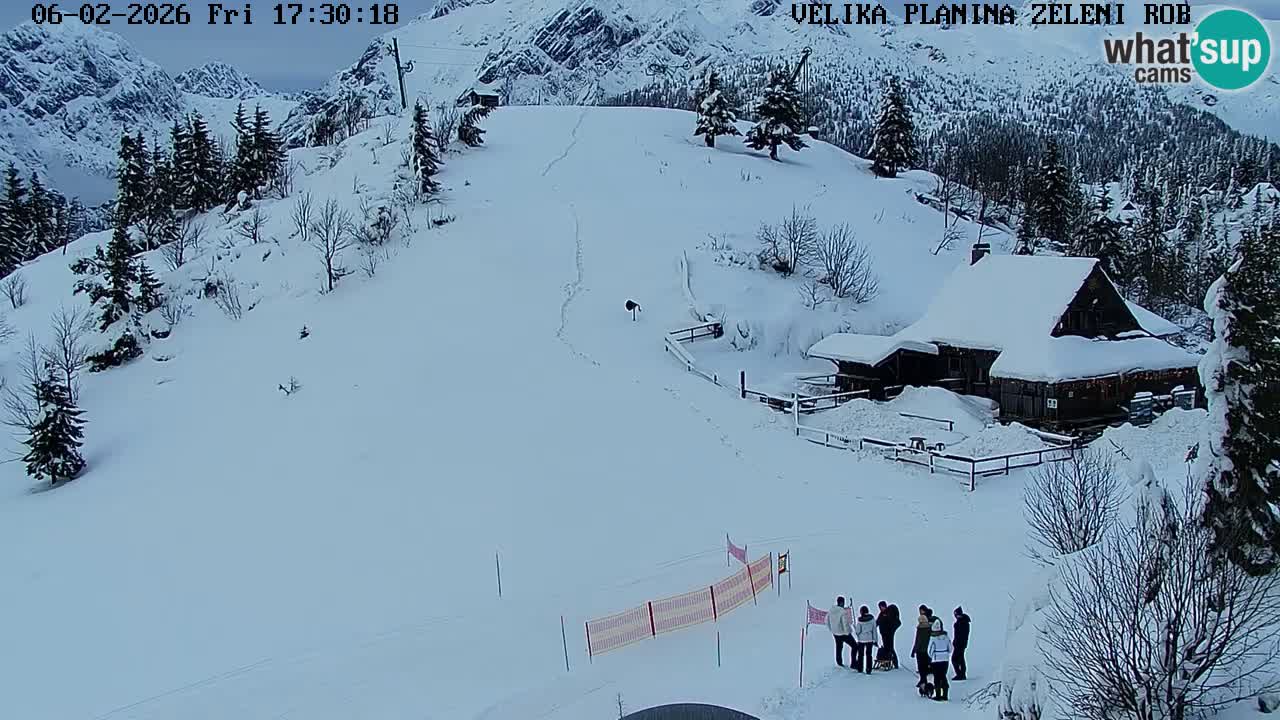 Zeleni Rob – Webcam live | Velika Planina
