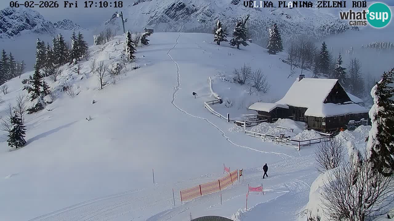 Zeleni Rob | Web kamera Velika Planina