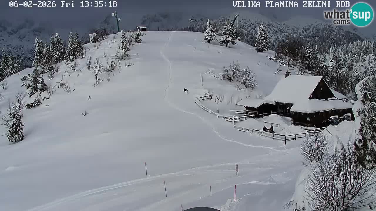 Zeleni Rob | Web kamera Velika Planina