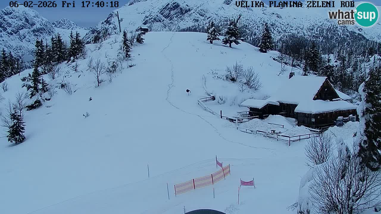 Zeleni Rob – Webcam live | Velika Planina