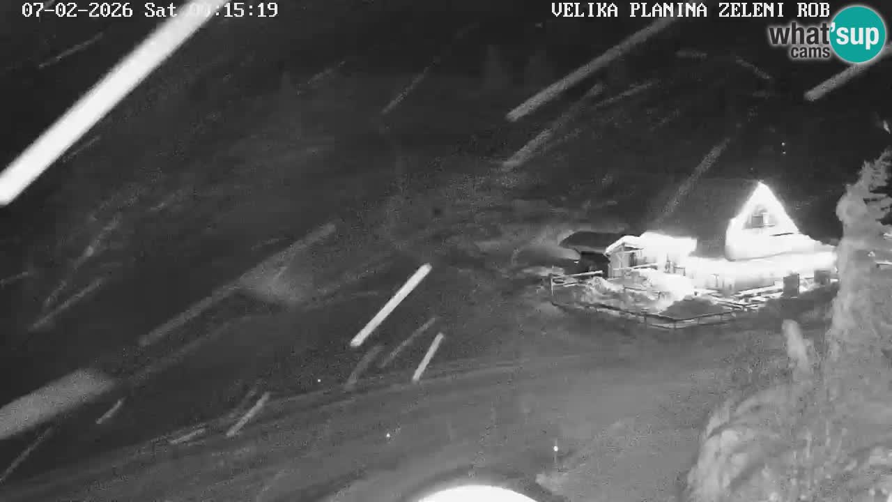 Zeleni Rob | Webcam en vivo Velika Planina