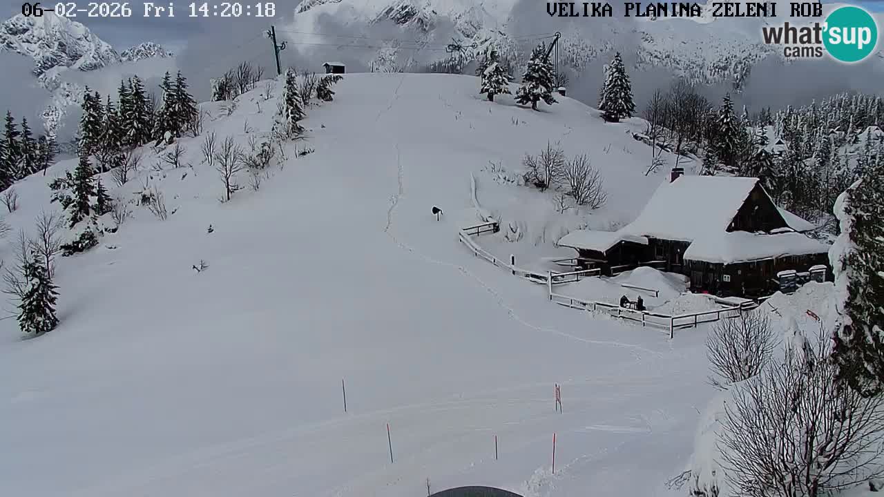 Zeleni Rob – Webcam live | Velika Planina